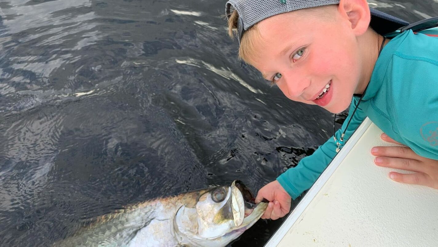 a picture of Tarpon Fishing Anna Maria Island with Captain Nate