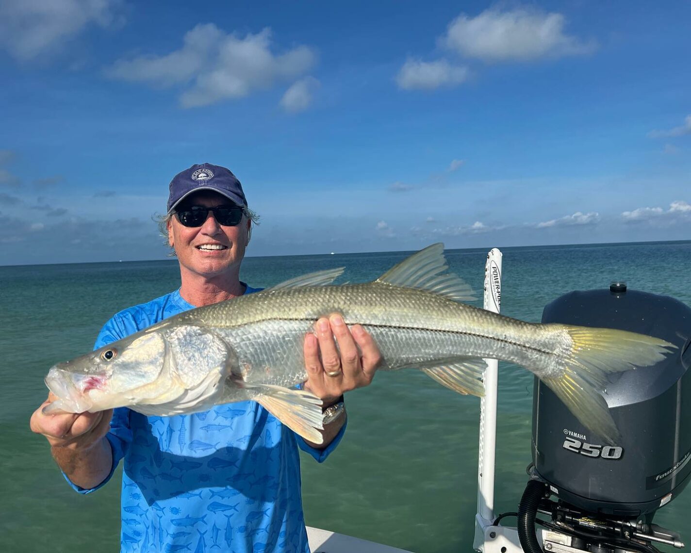 a picture of Hookin' Snook in Holmes Beach with Captain Nate